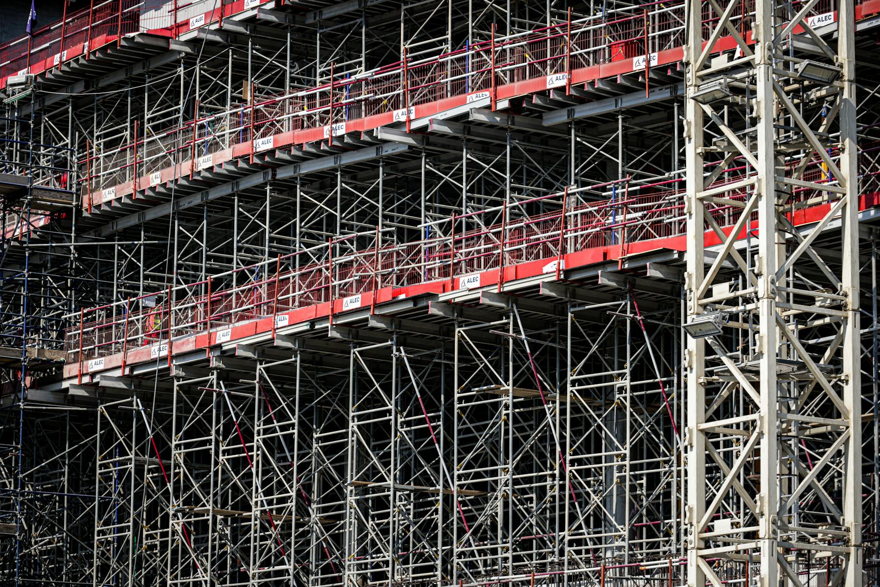 Gerüstbau für Baustellen und Bauunternehmen